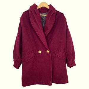 Vintage Wool Coat - Union Made - Size 10